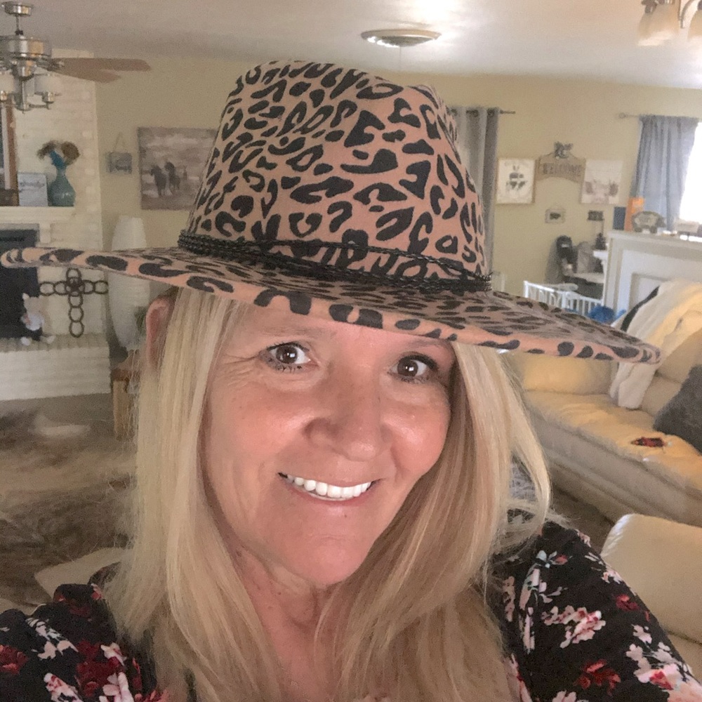 Cheetah Print ranch hat